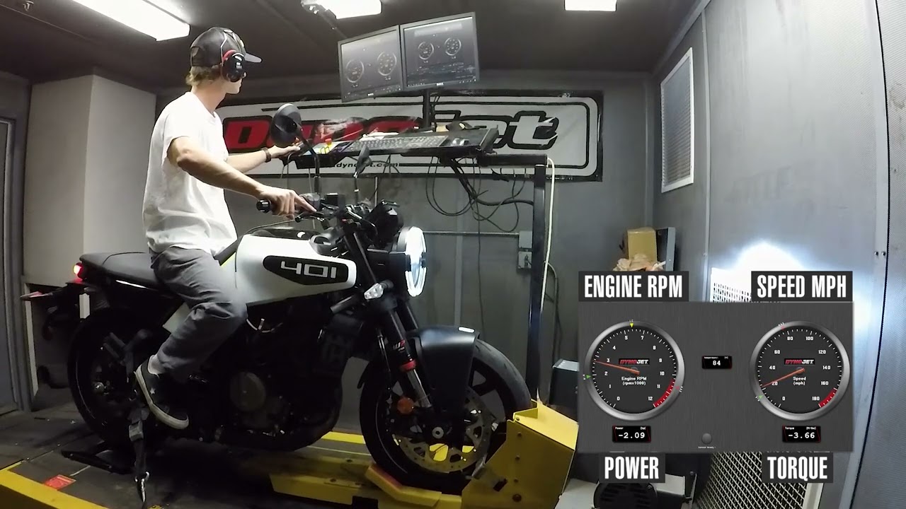 2024 Husqvarna Vitpilen 401 Dyno Test