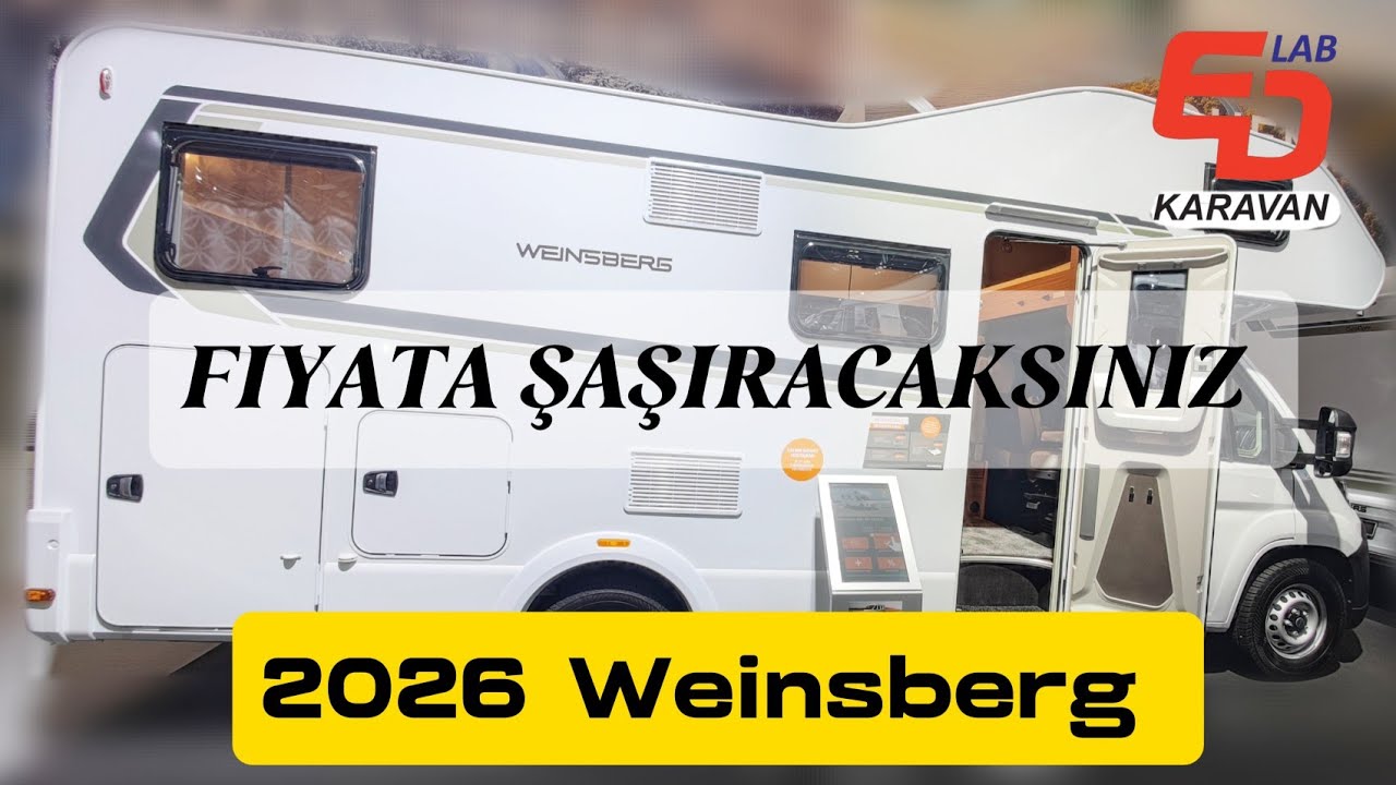 FİYATINA ŞAŞIRACAKSINIZ!!! 2026 WEİNSBERG ALKOVENLİ CARAHOME 650DG #karavan