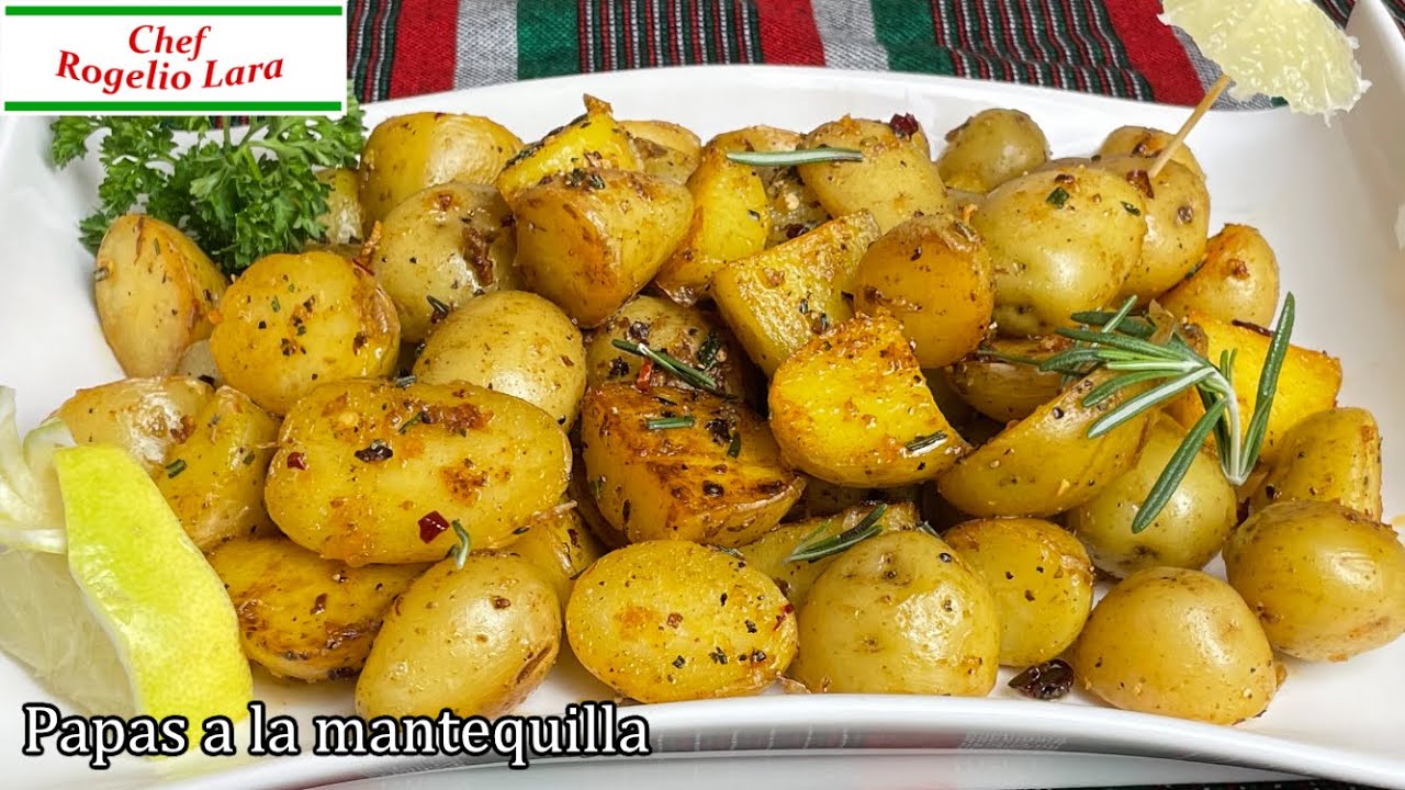 PAPAS A LA MANTEQUILLA , RECETA DELICIOSA