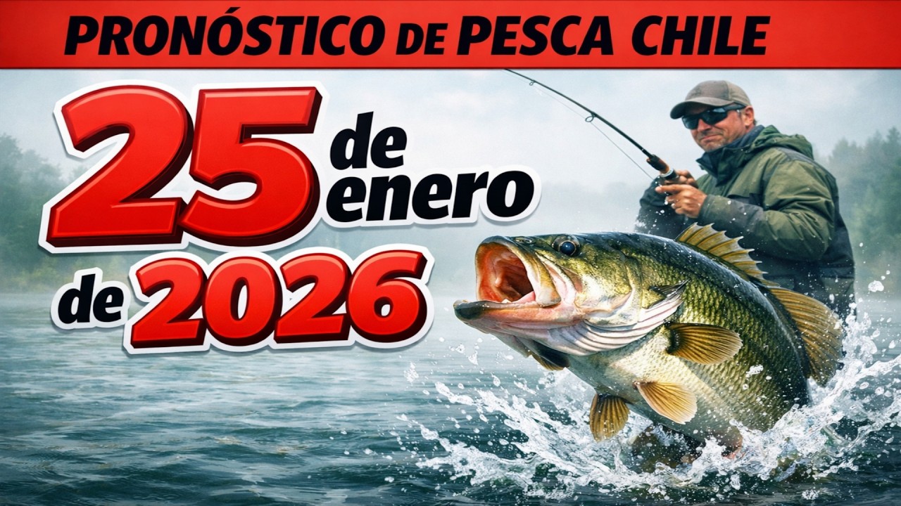 PRONÓSTICO DE PICA en CHILE el 25 de enero 2026 ¡Deja todo y a pescar!
