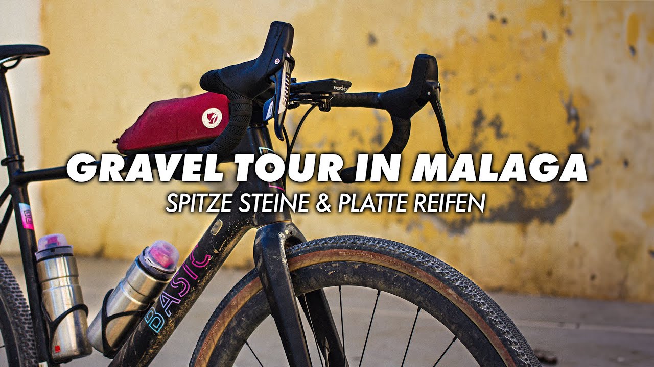 GRAVEL TOUR IN MALAGA | SPITZE STEINE UND PLATTE REIFEN | ROADBIKE PARTY