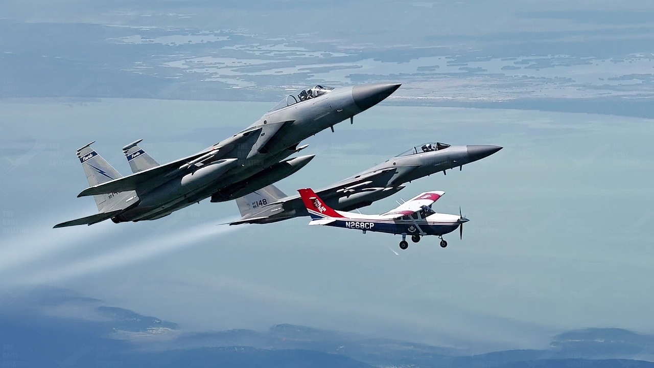 How Massive US Air Force Fighter Jets Chase & Catch Crazy Hostile Planes