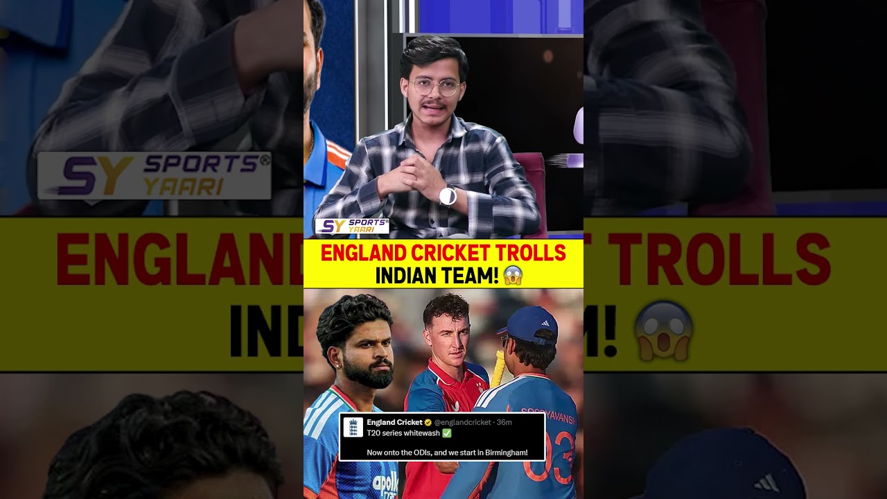 ENGLAND CRICKET TROLLS INDIAN TEAM! #indvseng #shubmangill #viratkohli #rohitsharma #shreyasiyer