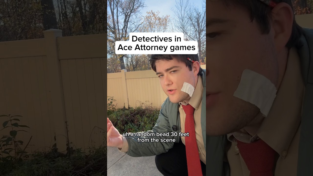 Detectives in Ace Attorney games #aceattorney #phoenixwright #detective #adventuregame #fyp