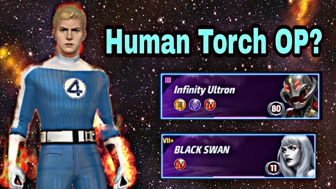 Human Torch First Steps Uniform Review And WBL & WBL Plus Test - Marvel Future Fight