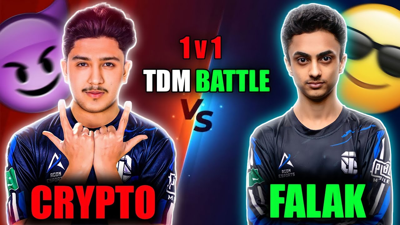 i8 CRYPTO VS i8 FALAK 🔥 1 VS 1 TDM BATTLE || PUBG MOBILE