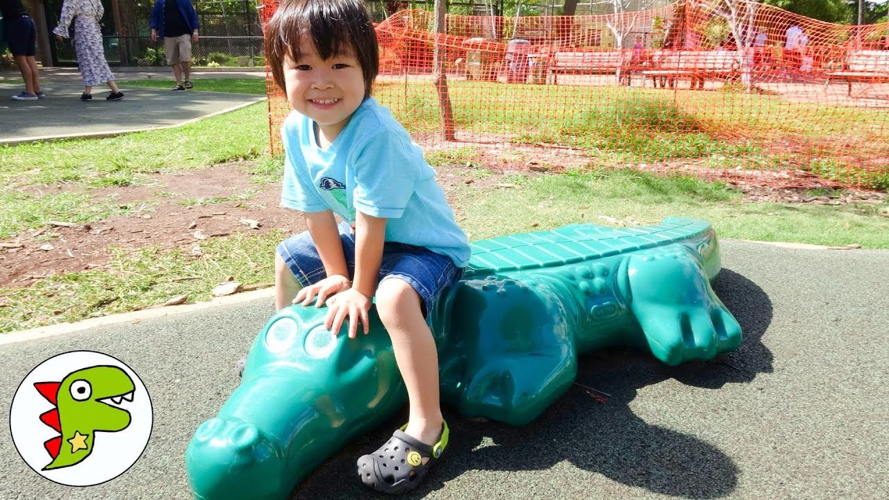 おでかけ ホノルル動物園に遊びに行ったよ❤ハワイ Toy Kids トイキッズ
