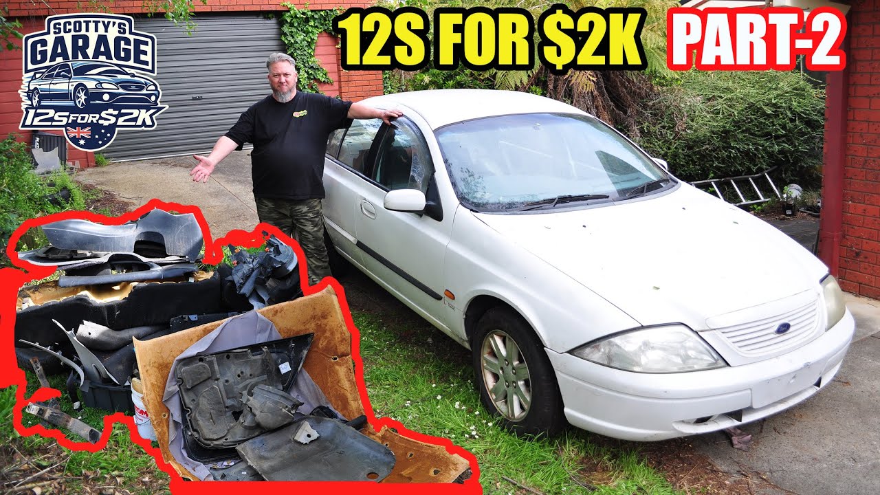 Scotty's Garage - 12s For $2k Part-2 - Stripping The Car!