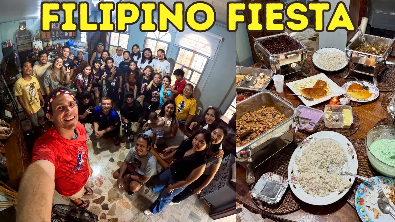 SURPRISING a FILIPINO FAMILY FOR FIESTA - Invited To Eat Their House!