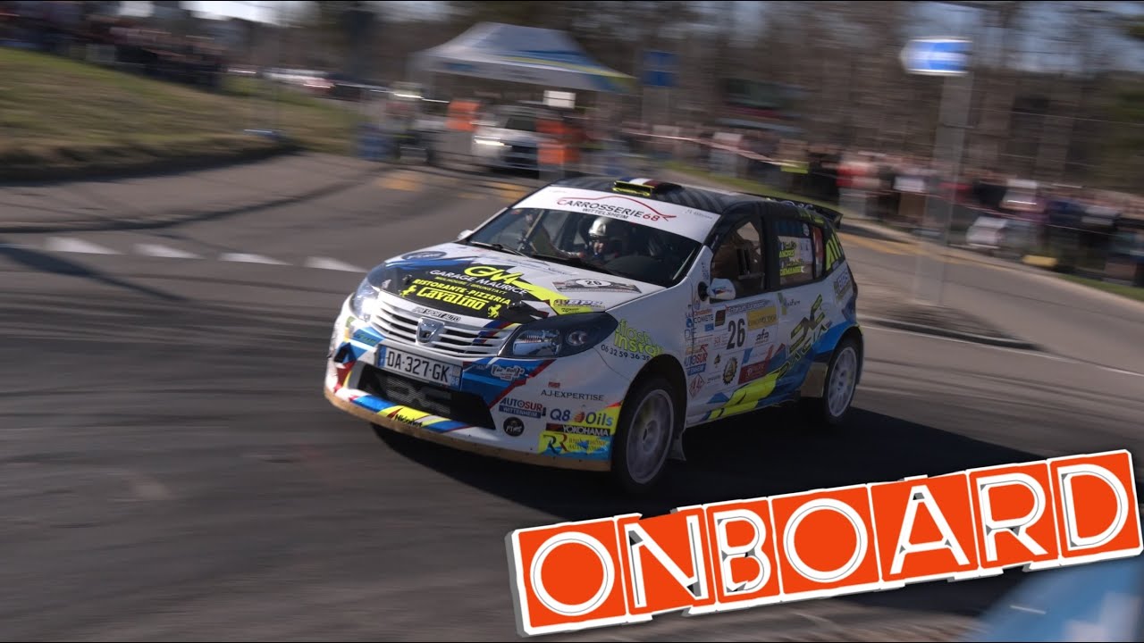 ONBOARD ES12 Y. Andris - JC. Demange DACIA F2013 / Rallye RHÔNE CHARBONNIÈRES 2025 - Niconet Vidéo