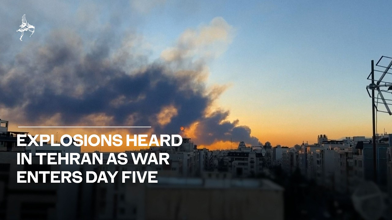 Explosions heard in Tehran as war with US and Israel enters a fifth day