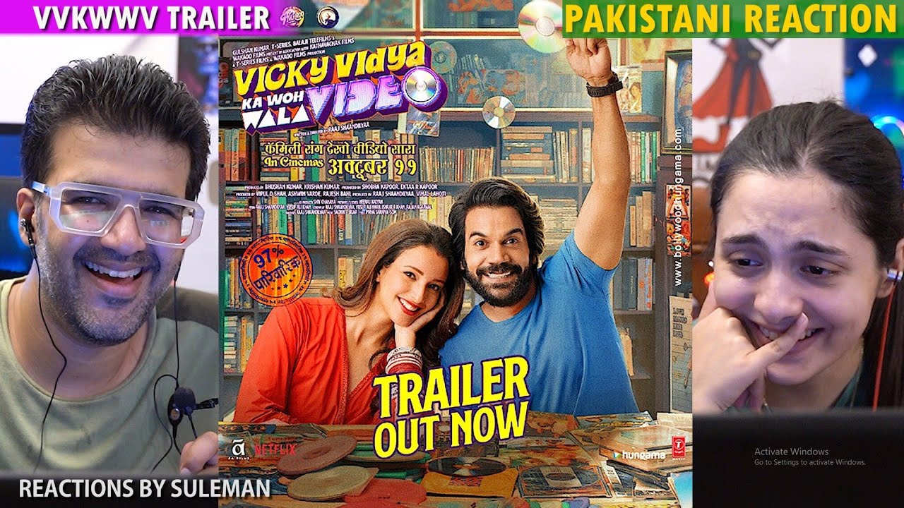 Pakistani Couple Reacts To Vicky Vidya Ka Woh Wala Video | Trailer | Rajkummar Rao | Tripti Dimri