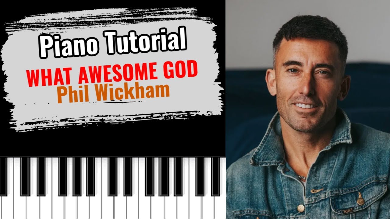 🎹WHAT AN AWESOME GOD от Фила Уикхема (легкий бесплатный урок игры на фортепиано)