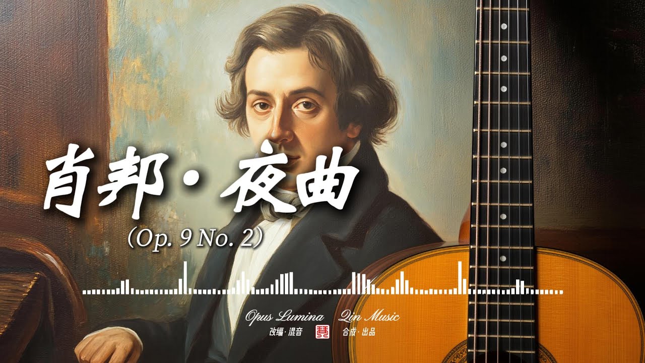 Opus Lumina - 肖邦·夜曲 (Op.9 No.2)【改編吉他曲 新單曲 古典吉他 肖邦 夜曲 純音樂 輕音樂】