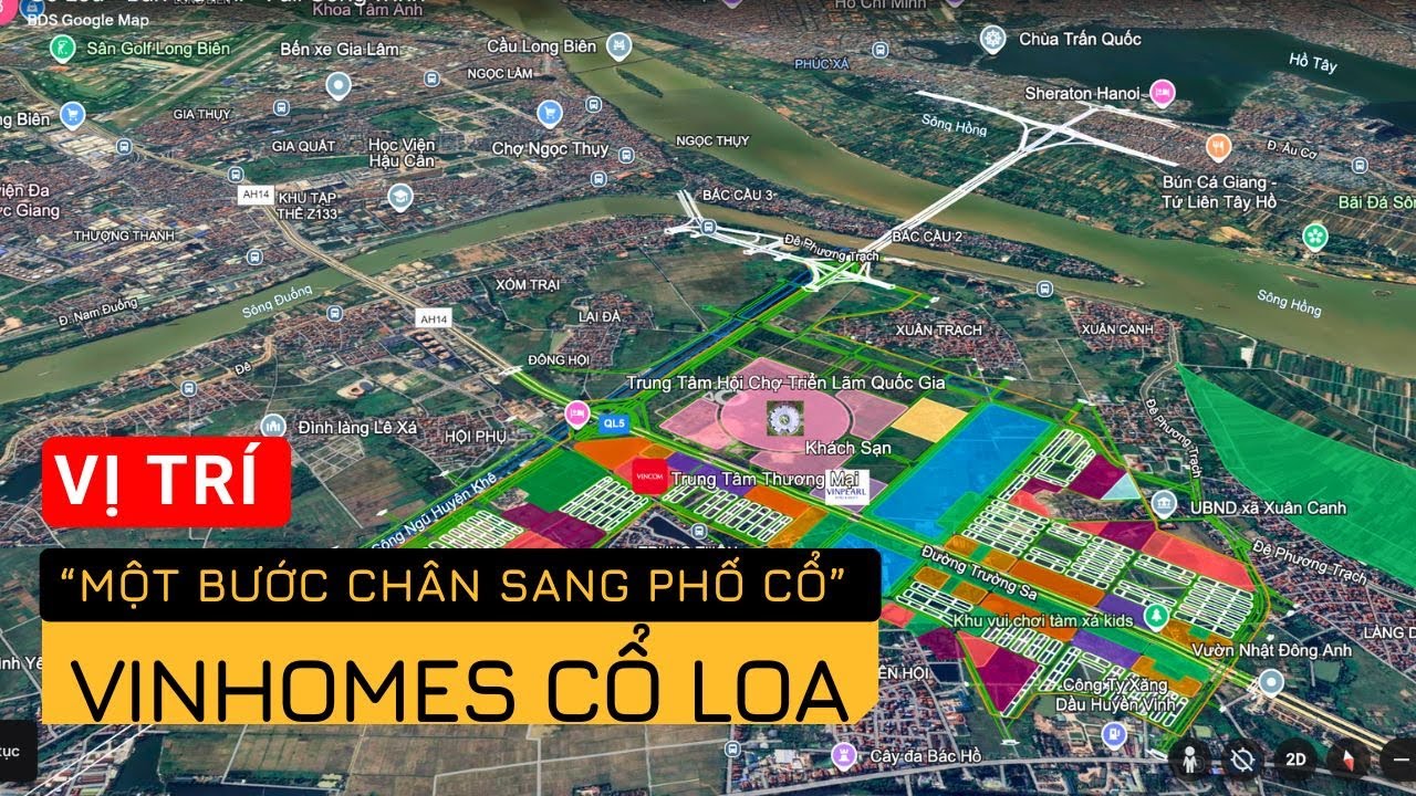 VINHOMES CỔ LOA: Vị trí kết nối- Hiện tại, tương lai