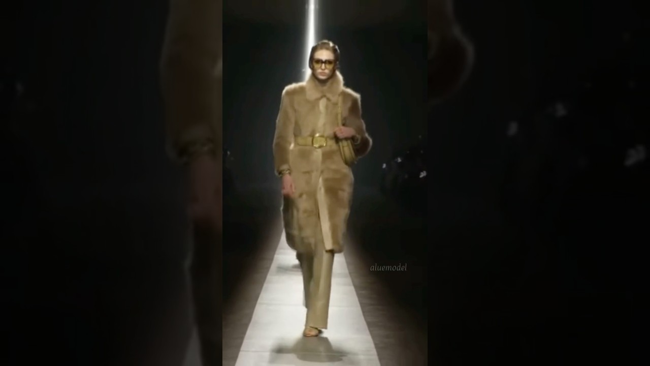 Karolina Spakowski walking for Tom Ford FW24 | 