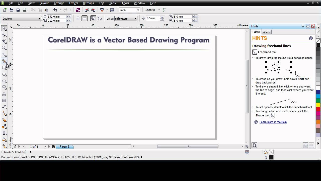 CorelDRAW Graphics Suite X6 - Basics