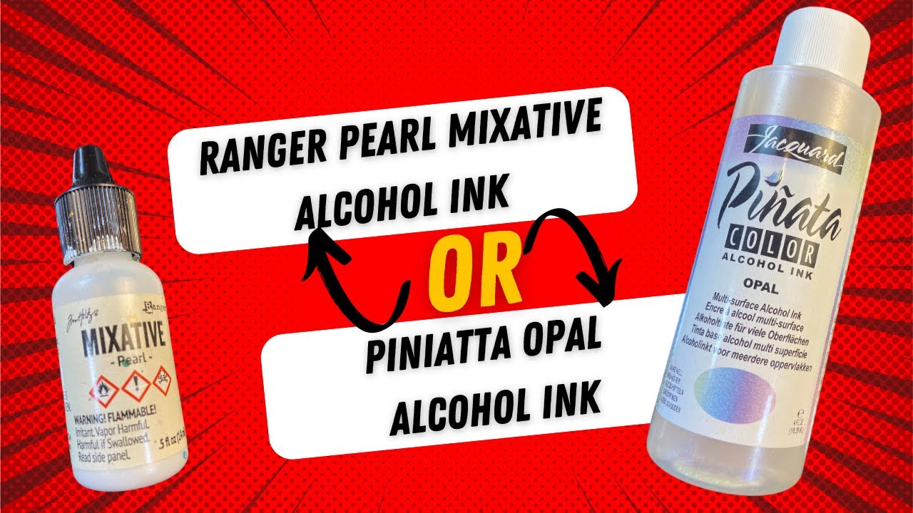 Ranger Pearl Mixative or Piniatta Opal Alcohol Ink Review