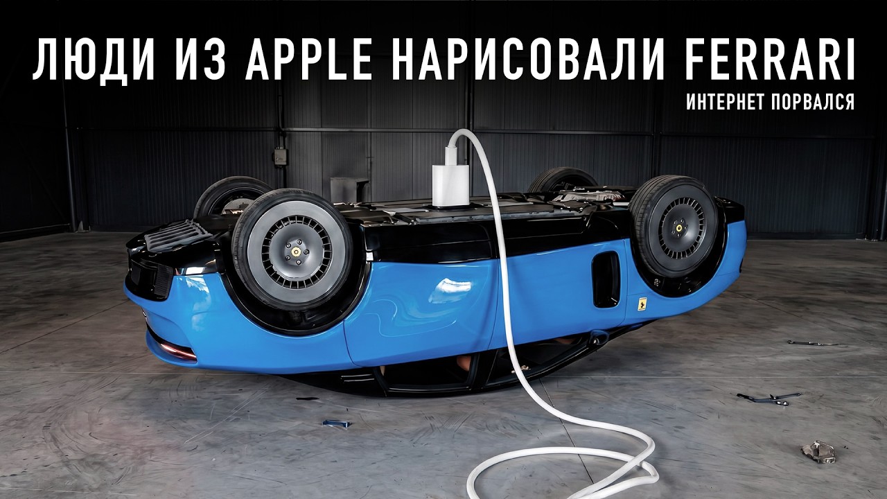 Люди из Apple нарисовали Ferrari Luce и интернет порвался!!1