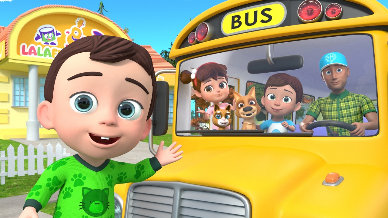 Classic Wheels on the Bus | Newborn Baby Songs & Nursery Rhymes