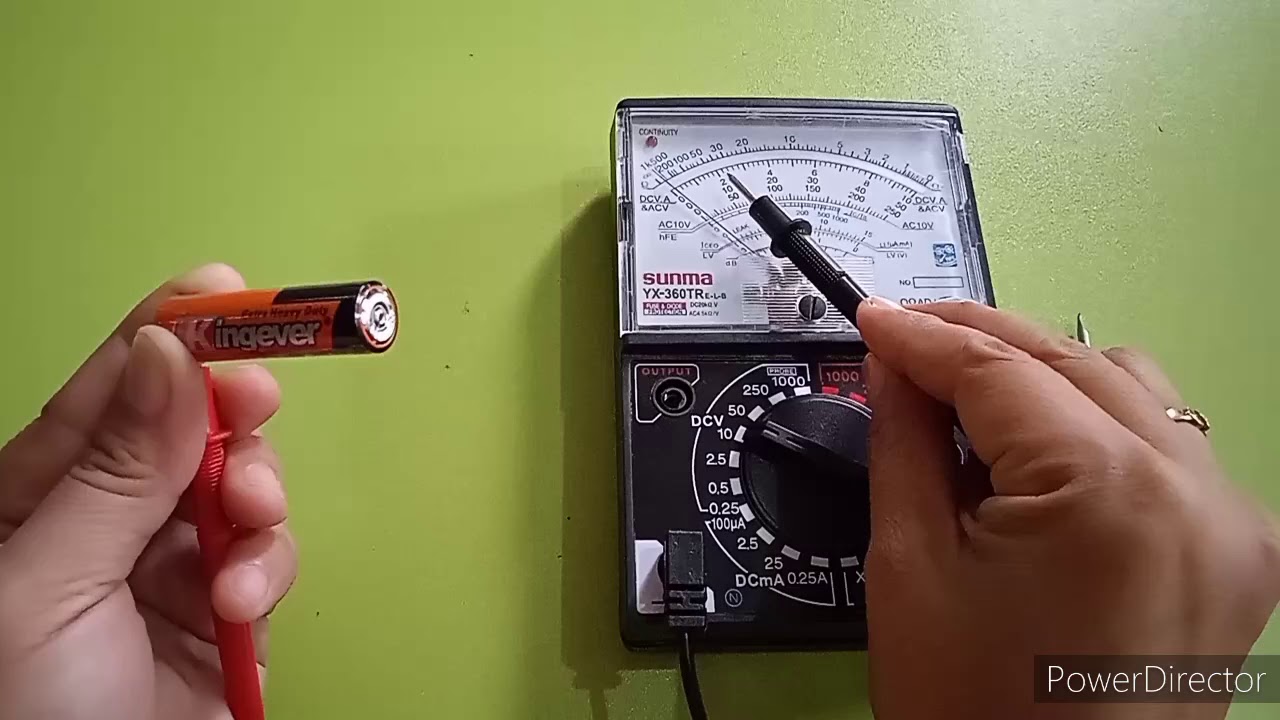 How to Use an Analog Multimeter Part 2
