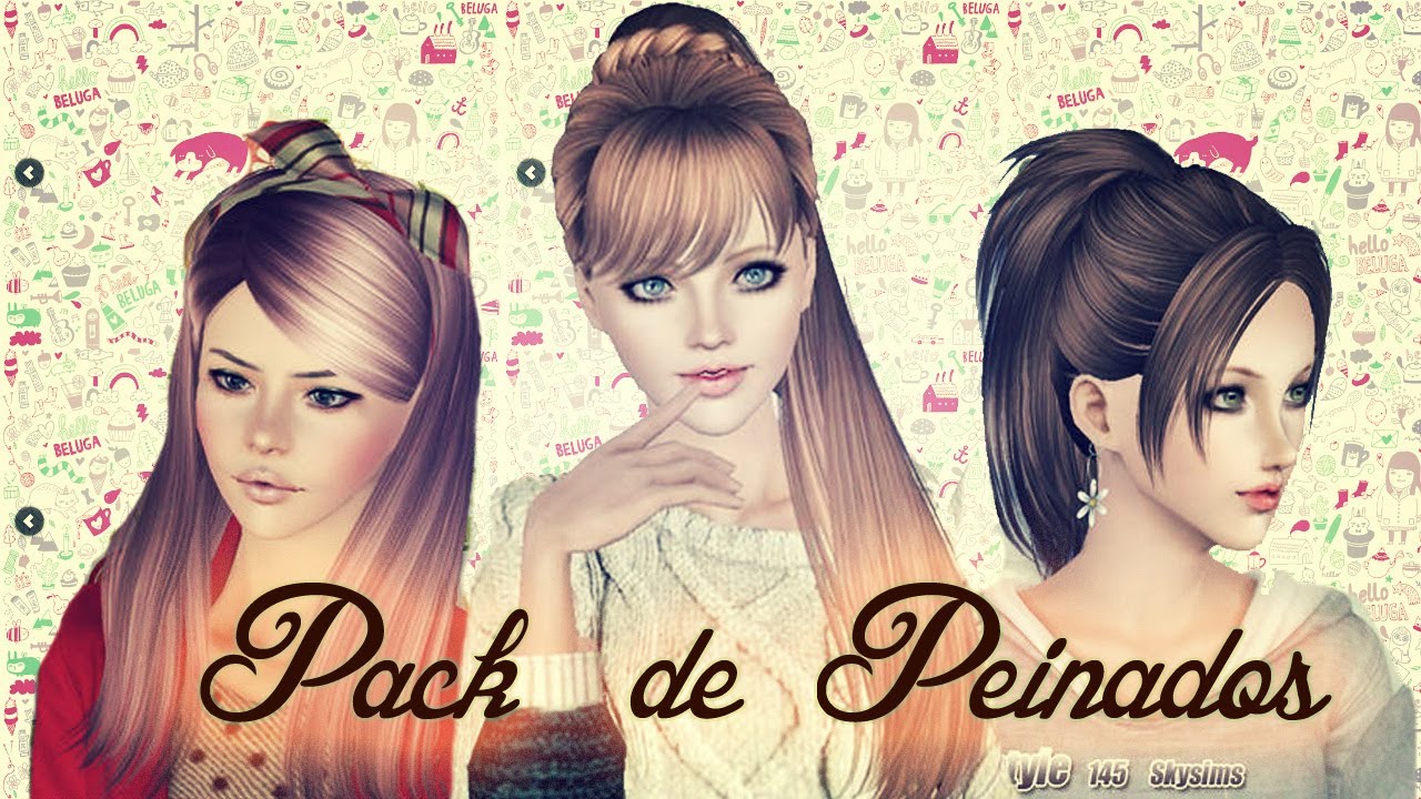 ★ Descarga Pack de Peinados [ Sims 3]