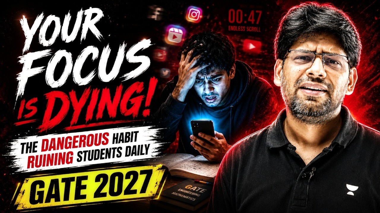 This One Habit Is Killing Your Focus 😱 | GATE 2027 Reality By Pankaj Sir