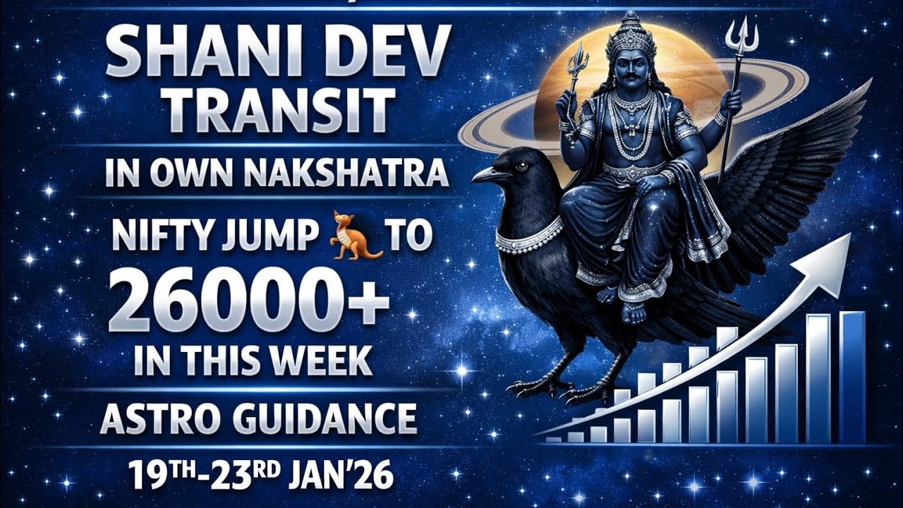 19TH--23RD JAN'26 ASTROLOGICAL GUIDANCE FOR SENSEX, NIFTY, BANK NIFTY, MIDCAP 100 & CURRENCY 💲💵