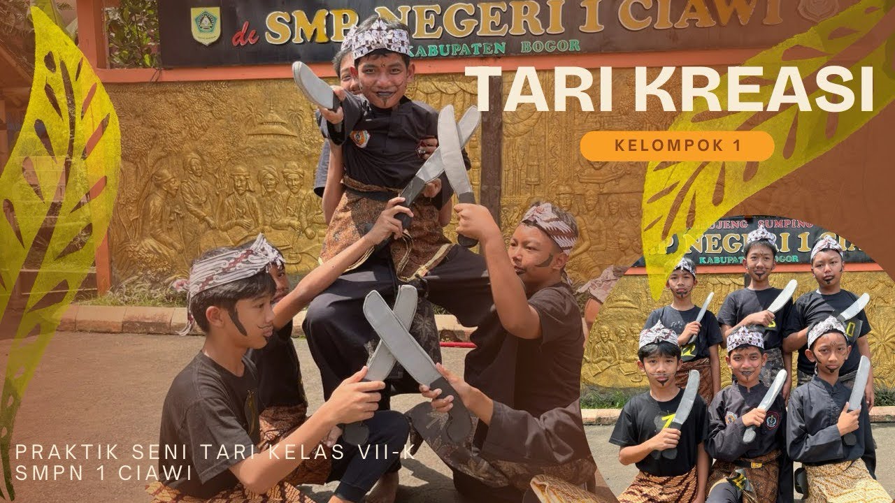 VII-K || Dokumentasi Praktik Seni Tari Siswa Kelas - KELOMPOK 1