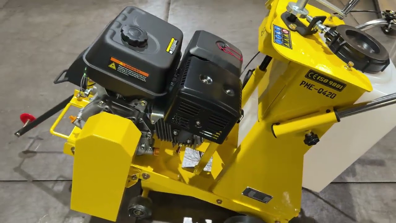PME-Q420 cutting machine on-site testing video