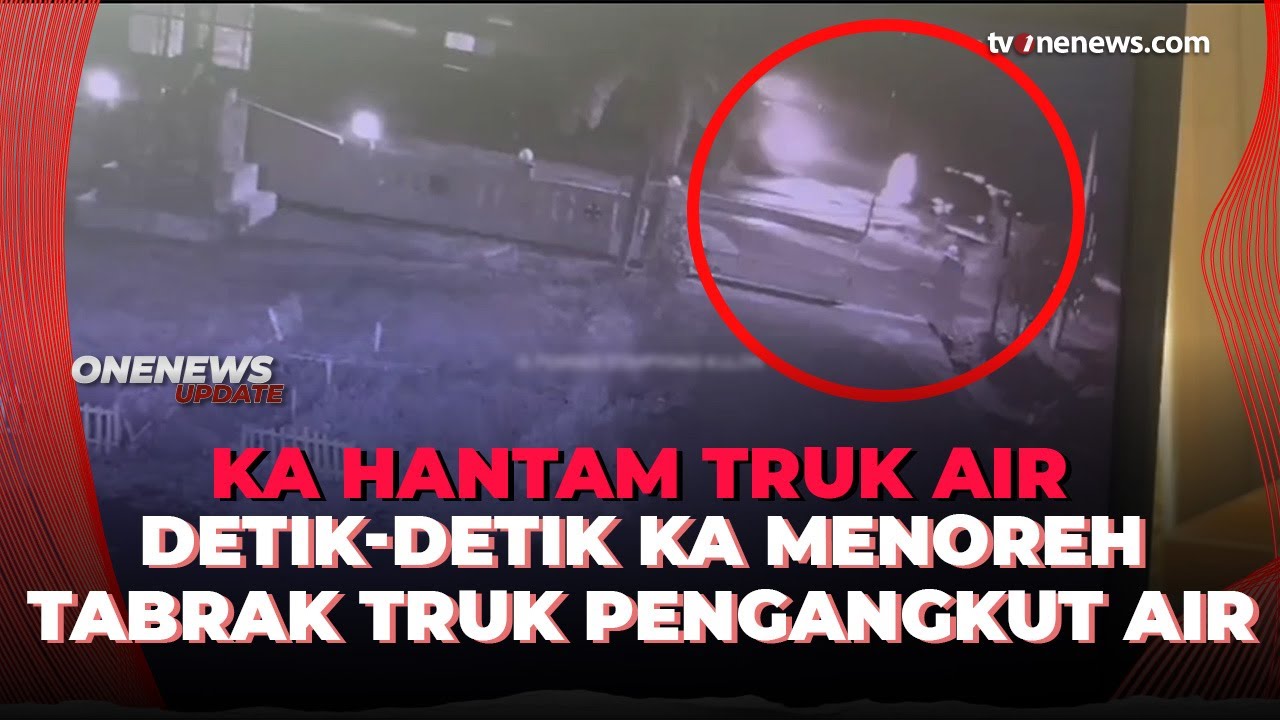 KA Menoreh Ringsek Usai Hantam Truk, 3 Orang Terluka | OneNews Update