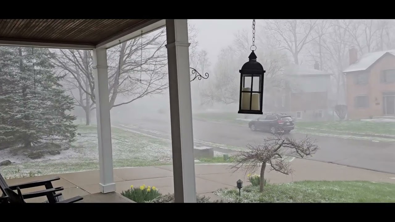 A late snow in March