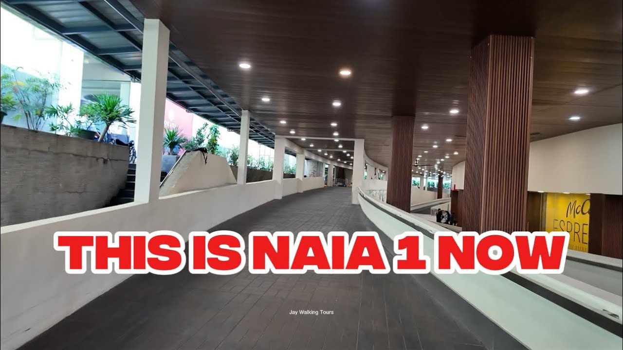 Manila Airport Terminal 1 Walking Tour 🇵🇭 | Arrivals, Departure Area & Food