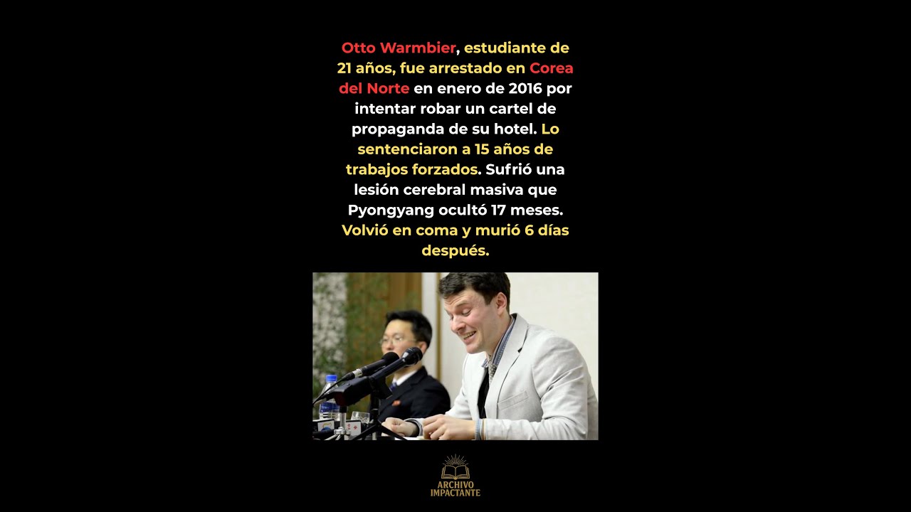 Rob&oacute; un cartel de hotel en Corea del Norte &mdash; y volvi&oacute; en coma 🎓 #GuerraFr&iacute;a