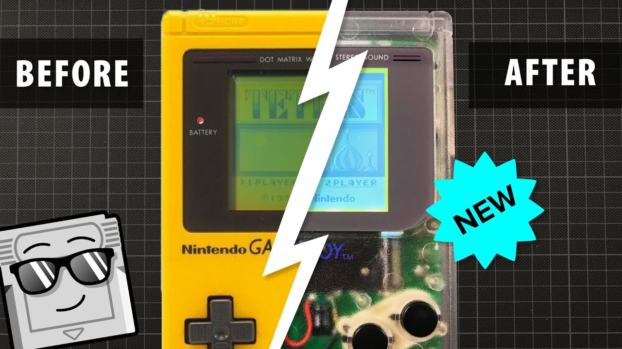 Backlight and Case Mod for my GAME BOY (DMG-01)