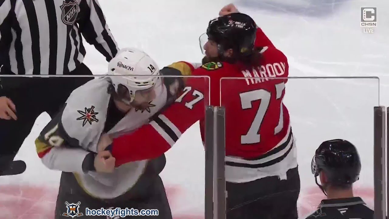 Nicolas Hague vs Patrick Maroon Jan 18, 2025