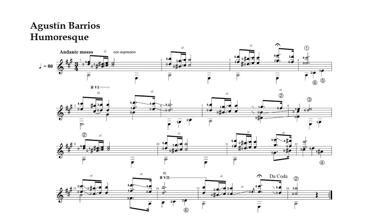 A. Barrios. Humoresque