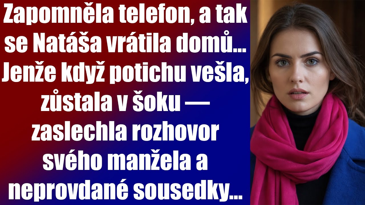 Zapomněla telefon, a tak se Natáša vrátila domů… Jenže když potichu vešla, zůstala v šoku...