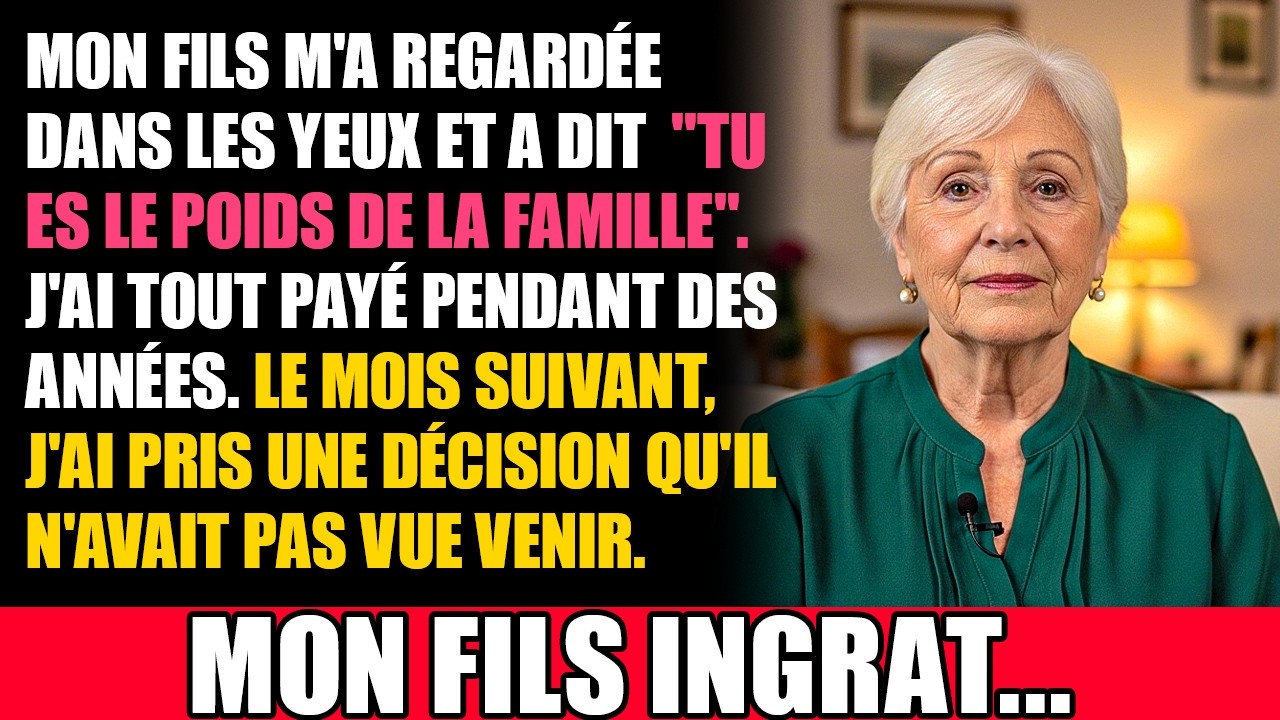 Mon Fils M'a Traité de 