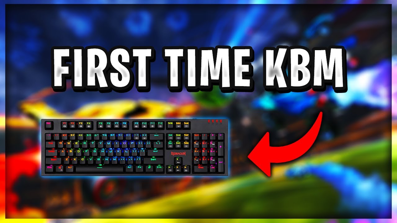 Playing Rocket League on MOUSE AND KEYBOARD for the FIRST Time!