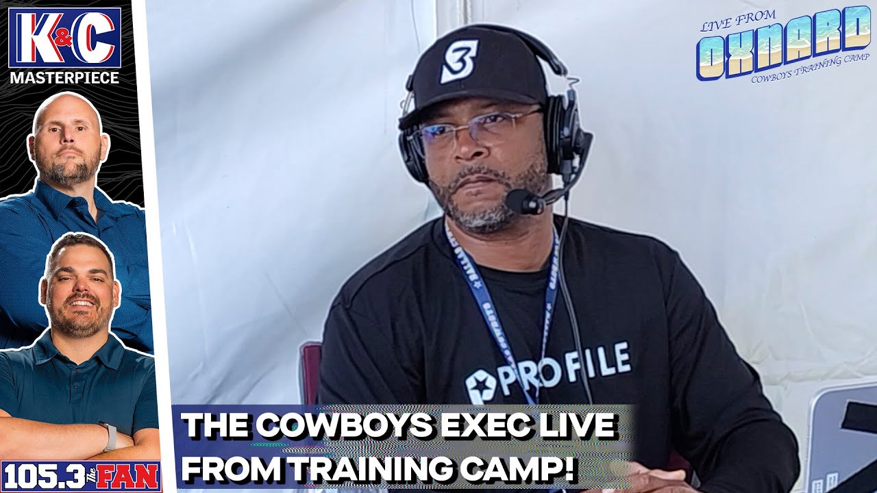 Will McClay LIVE At Cowboys Training Camp On The Toughness Of This Roster | K&C Masterpiece