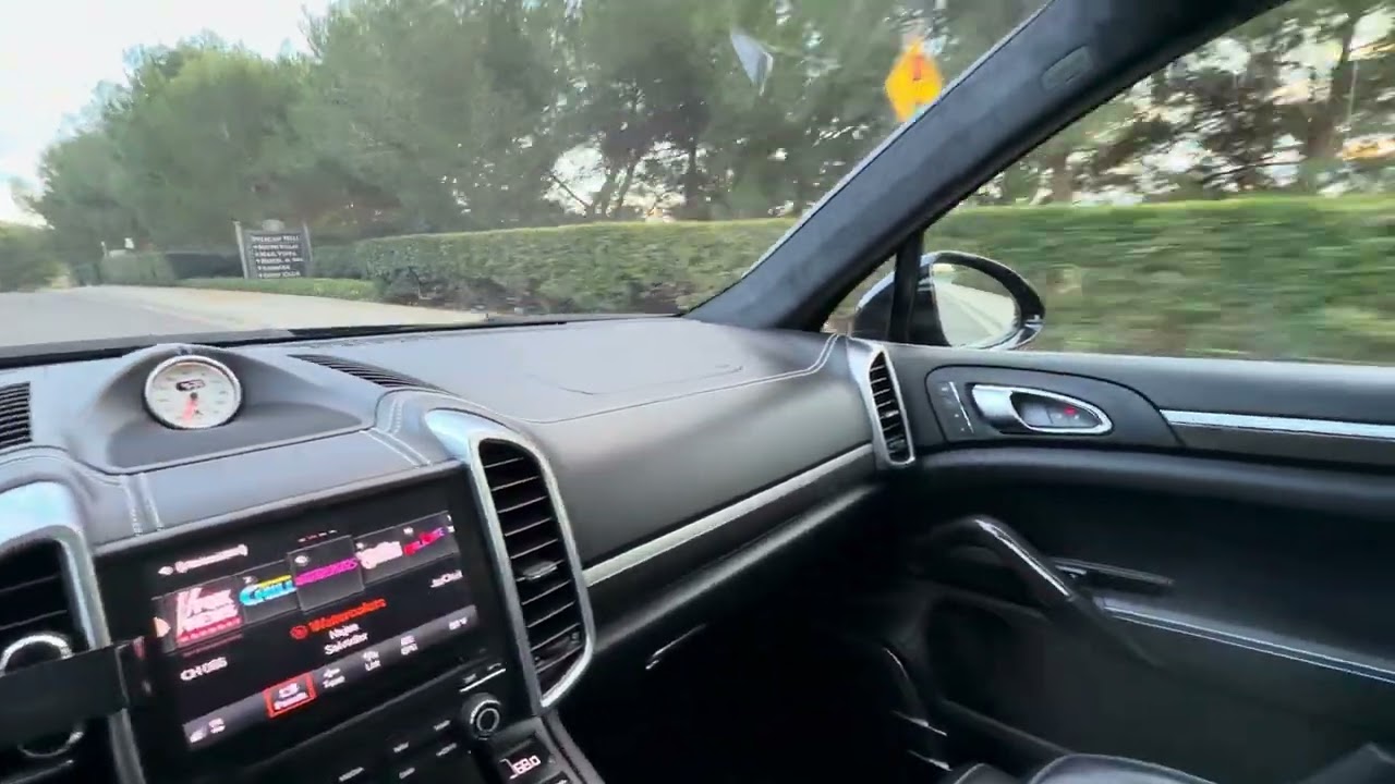 2018 Porsche Cayenne Turbo S driving