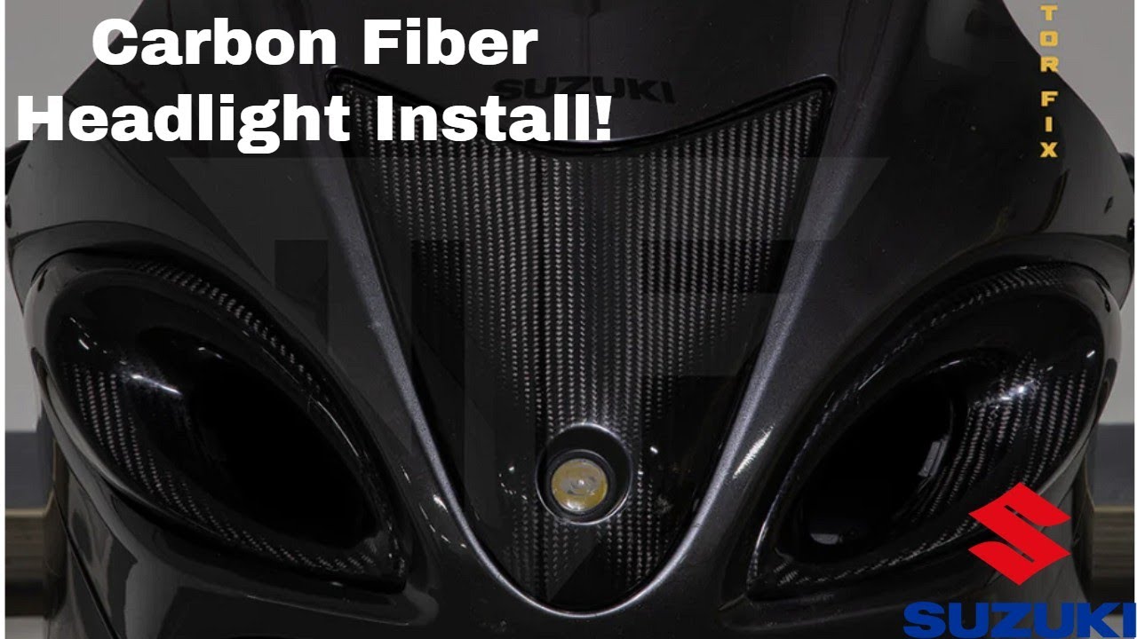 Montgomery Carbon Headlight + Taillight Install (08- 20) Gen 2 Hayabusa