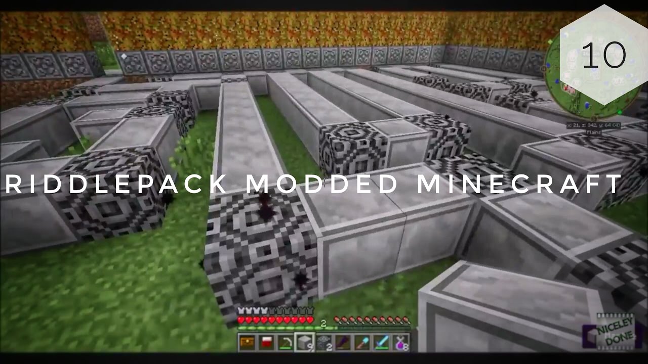 RiddlePack #10 ► Maze Build Part 2 - Building Montage [Modded Minecraft]