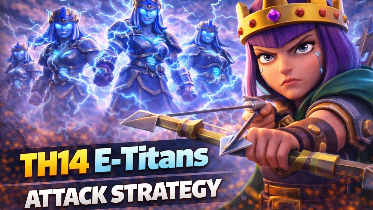 CLASH OF CLANS | TH14 E-TITANS = WASAK BASE! 😈⚡ Pang-WAR na 3 STAR Strategy #clashofclans 