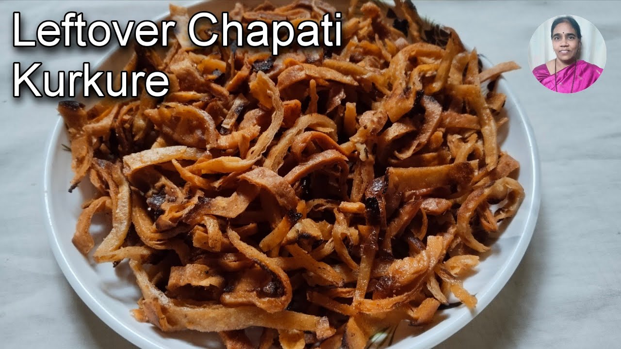 Leftover Chapati Kurkure At Home | Home-made Chapati Kurkure | Cook with Anuja Prabhu 