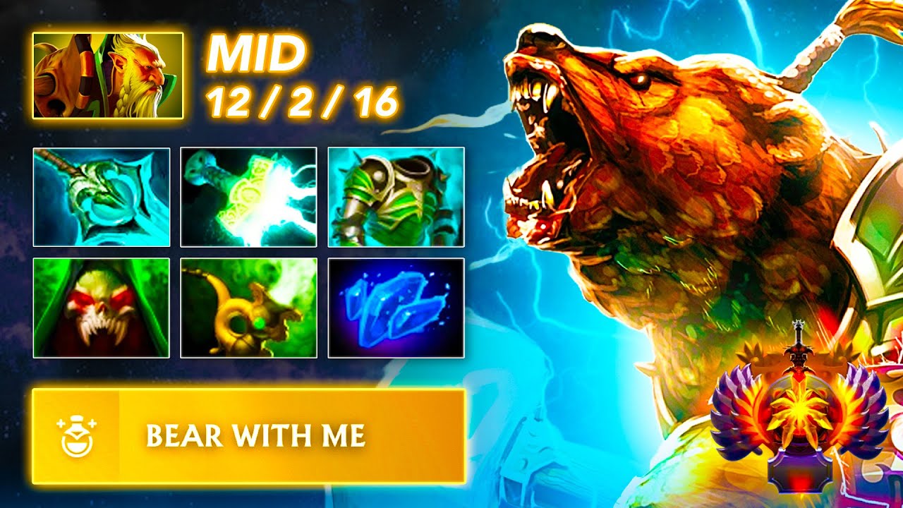 [7.38b] RABID BEAST - LONE DRUID Mid | Full Gameplay Dota Class