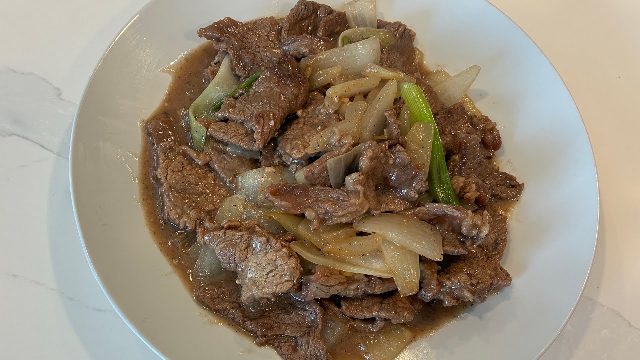 Beef and Onion Stir Fry 
