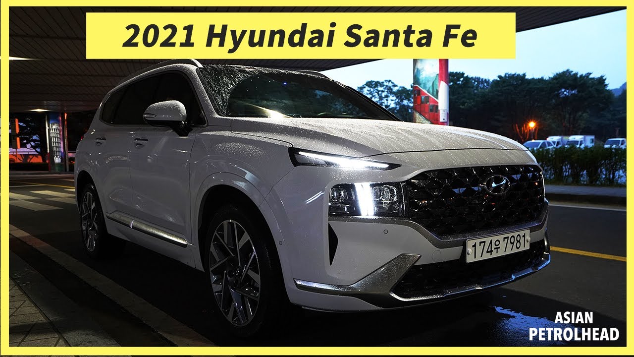 Вам нравится Hyundai Santa Fe 2021 года? Тогда отправляйтесь на ночную прогулку с Hyundai Santa F...