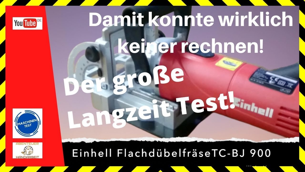 Einhell Flachdübelfräse TC-BJ 900, Langzeit Test. Meine Erfahrungen! 🛠